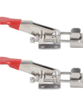 Beefy Toggle Clamp Pull Latches Set 2 Pieces Adjustable Stainless Steel 400 Lb Capacity for Woodworking and Metal Craft