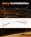 Rear Lower Camber Control Arms For BMW E36 E46 And E89 Z4 - Street-Ready Adjustable Suspension Upgrade For Better Grip And Alignment, black adjustable arms