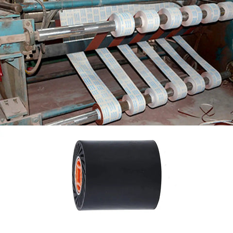 Rubber Aluminum Core Polishing Wheel For Wire Drawing Machine with black rubber material, designed for efficient burnishing and wire drawing.
