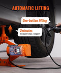 Electric Car Jack 3 Ton 6600 Lbs 12V Scissor Jack With Remote Control lifting a car tire