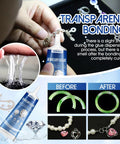 3.4 Oz Jewelry Glue For Metal And Stone With Precise Pointed Tip Quick Dry Transparent Adhesive For Jewelry Making And Crafts