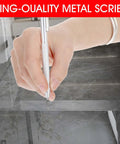 Built Like A Tank Tungsten Carbide Scriber Set With Extra Replacement Tips Heavy Duty Engraving Pen marking on marble.