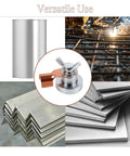 Two Pack Magnetic Grounding Clamp With Heavy Duty Suction Magnet Head shown with metal surfaces for versatile welding use