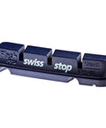 BXP Beefed-Up Brake Pads For Alloy Rims 4 Pack, SRAM Shimano Compatible, side view showing Smooth Progressive Feel design.