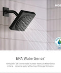 Brantford Oil Rubbed Bronze Shower Trim Kit With Eco Performance Wide Rain Shower Head and Traditional Lever Handle