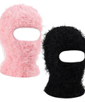 Two Pack Winter Distressed Balaclava Knit Ski Mask For Women And Men Full Face Coverage Three In One Wearable Balaclava Scarf And Helmet Liner