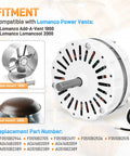 Attic Ventilation Fan Motor With Mounting Kit Direct Replacement For Lomanco 2000 And 1800 Series Power Vents, electric fan close-up