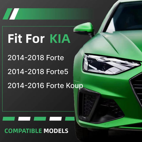 Front Lower Control Arm With Ball Joint Driver And Passenger Sides Plus Front Outer Tie Rod Assembly Kit For 2014 2015 2016 2017 2018 Kia Forte Forte5 Forte Koup Direct Fit OEM Grade Bolt On Suspension Replacement Plug And Play, fit for 2014-2018 Kia Forte