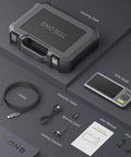 Dual Lens Inspection Camera With 5 Inch IPS Screen And LED Light Dope HD Borescope Endoscope 5ft probe, accessories, case