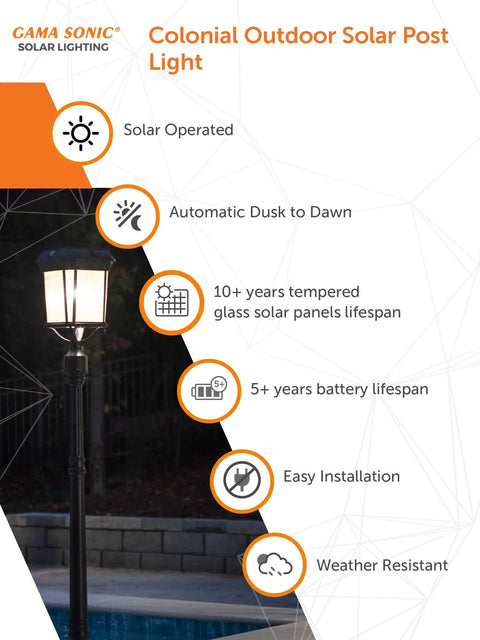 Dope Solar Post Light In Black Cast Aluminum With Seeded Glass For Outdoor Use Single Lamp With 3 Inch Fitter exhibit