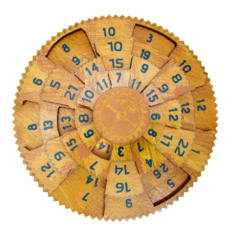 Antikythera Inspired Mechanical Math Puzzle Single Piece Wooden Brainteaser With Layered Gears Mind Bending Challenge For History Buffs, Smart Kids, Teens And Adults Classic Brain Teaser Gift For Visualization And Problem Solving