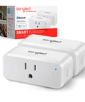 Smart Plug With S1 Auto Pairing, Alexa Compatible, Energy Monitoring, Remote Outlet Control, 15A Socket, 1800W, Timer, 2 Pack