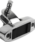 Beefy 316 Stainless Steel Bimini Top Swivel Deck Hinge With Removable Pin For 180 Degree Adjustable Side Mount Quick Release Hardware Screws For Boats Laorde, showing front view.