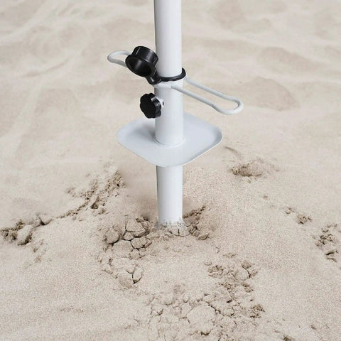 Heavy Duty Beach Umbrella Sand Anchor Ground Screw Auger With Carry Bag Universal Fit For High Winds And Sun Protection in sand
