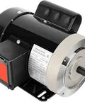 Beefy 3/4 HP General Purpose Single Phase Electric Motor 1725 RPM 115/230V 56C Frame TEFC IP55 Heavy Duty Industrial Grade With CW CCW Rotation.