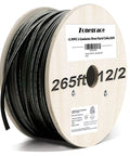 12/2 Direct Burial Low Voltage Landscape Wire 12 AWG Two Conductor Cable for Outdoor Lighting Built for Outdoors 265 Feet on Spool