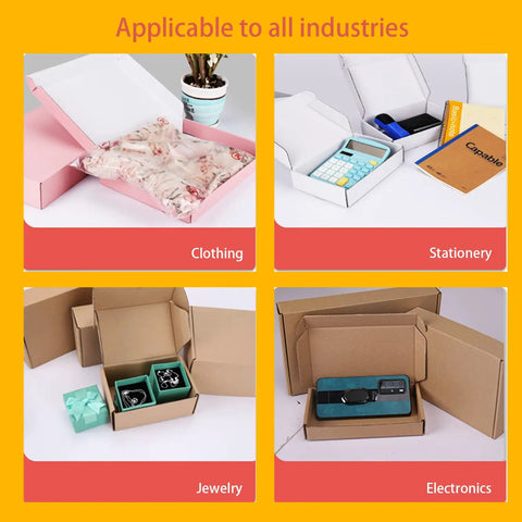 Grey Cardboard Shipping Boxes Pack Of 20 Lightweight Corrugated Mailer Boxes for Clothing, Stationery, Jewelry, Electronics Packaging