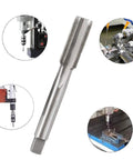 M12 X 1.25mm HSS Tap And Die Set For Metric Threads Right Hand Tap And Round Die Pro Grade High Speed Steel Silver Tone