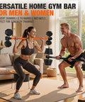 Dumbbell To Barbell Converter For Your Home Gym Turn Dumbbells Into A Barbell Set Weight Bar For Bench Presses Squats Hip Thrusts