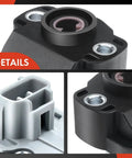 TPS Throttle Position Sensor With 3 Blade Plug For Dodge Ram Chrysler SUVs And Trucks 1997 To 2007 Plug And Play Replacement Part Easy Install High Quality Auto Sensor close-up with connector and mounting holes