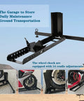 Beefy 1800 Lbs Heavy Duty Motorcycle Wheel Chock Stand Upright Fits 15 To 22 Inch Wheels 3 To 5 Inch Tire Width Adjustable