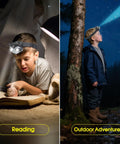 Kids Lantern And Headlamp Set 2 In 1 Rechargeable 360 Degree LED Tent Night Light For Toddlers Cute Raccoon Camping Gear