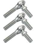 3/8 Inch RH Male Heim Joint Rod End With Stud Zinc Plated Steel And Teflon Lined Spherical Bearing for smooth linkage