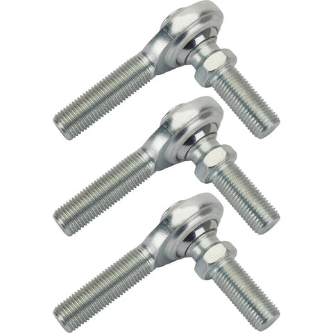 3/8 Inch RH Male Heim Joint Rod End With Stud Zinc Plated Steel And Teflon Lined Spherical Bearing for smooth linkage
