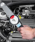 Dial Indicator Torque Wrench For Auto Assembly, 0 To 100 Newton Meter, Bidirectional Operation, Half Inch Drive Indicating Torque Meter, Durable Alloy Steel Build, Easy Zero Adjustment, Great For Precise Torque Testing used on car engine