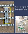 Make Cargo Move Like Butter On This Featherlight Skate Wheel Conveyor Featuring Rugged Stainless Steel Rails And Ultra Smooth Abs Plastic Tracks for slide assembly and operation.
