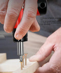 Close-up of Cryfokt T Handle Preset Torque Wrench With 6Nm Ratchet Driver tightening screws, demonstrating automatic slip feature.