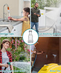 Five Pack Pressure Washer Garden Hose Adapters With 3/4 Inch Quick Connect Inlet Filter used for various household tasks
