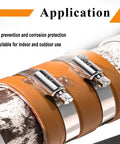 Stainless Steel Hose Clamp Kit 20 Pcs 40 To 108 mm Adjustable Worm Gear Assortment for rusted pipe protection application