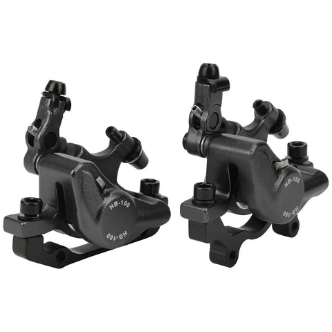 Lightweight Mechanical Disc Brakes With Durable Aluminum Alloy Build And Killer Stopping Power for mountain biking and cycling.