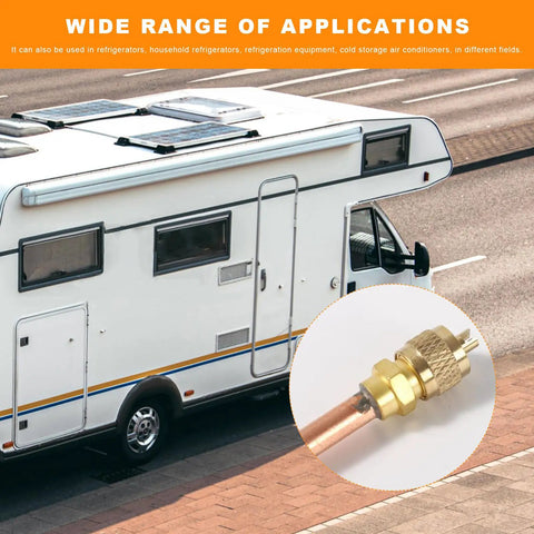Ten Pack Service Access Valve For Refrigeration And Air Conditioning Systems with focus on RV application
