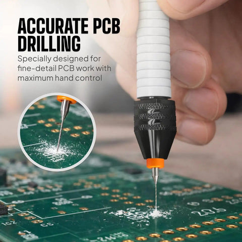 Micro Drill Bit Set With Pin Vise For DIY Jewelry Making Small Hand Drill PCB Mini Bits For Resin Beads Polymer Clay Beading Projects Precision Pins And Fine Detail Work 1mm To 2.5mm used for PCB drilling