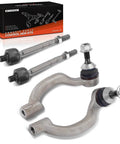 Front Inner And Outer Tie Rod End Kit For Jaguar XF XFR XFR S XK XKR XKR S Replacement Steering Linkage To Tighten Loose Steering And Improve Handling Performance, 4pc