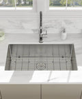 14 Inch Undermount Bar Sink For Kitchen And RV Use, 18 Inch Wide By 9 Inch Deep, 16 Gauge Stainless Steel Single Bowl with Grid