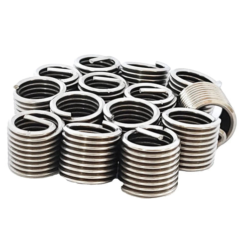 M14 By 2mm Pitch Helicoil Wire Inner Thread Inserts Made From 304 Stainless Steel For Heavy Duty Anti Loosening Performance