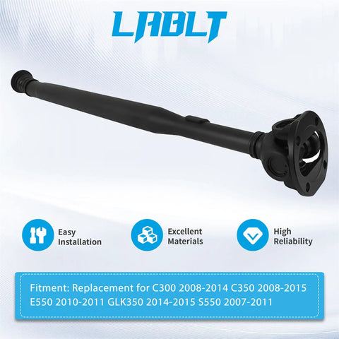 Front Drive Shaft Replacement For C230 C250 C300 E350 S550 CLS63 GLK350 SL65 E63 Dope Upgrade For Your Ride, Quieter Operation, Smoother Shifts, OEM Fit, Part 2044106701 black OEM-fit shaft