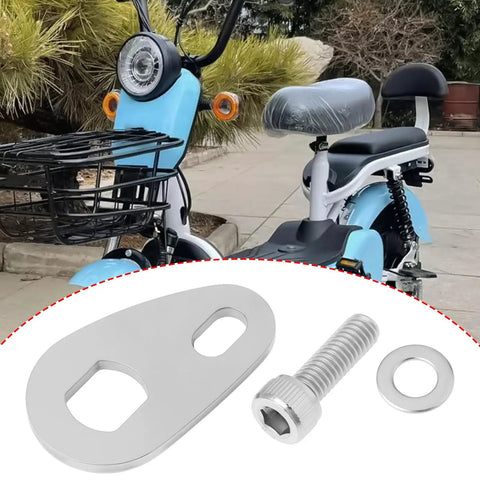 Two Pack E Bike Torque Arm 12x10mm 304 Stainless Steel Dip For Motor And Frame, Durable Steel Construction For Stable Torque Transfer, Fits Most Electric Bikes, Easy Install, Long Lasting Performance