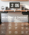 Desk setup with Under Desk Drawer With Full Extension Ball Bearing Slides 20.1 Inch Carbon Steel Slide Out Storage Organizer for Standing Desks.