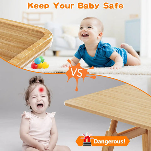 Clear Baby Corner Protectors 6M 20FT Pre Taped Edge Guards With Strong Adhesive Tape For Cabinets Tables And Drawers Kid Safe Silicon