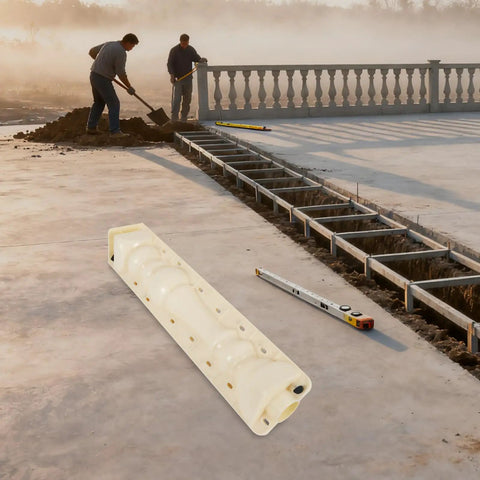 2-Piece Roman Column Balustrade Mold For DIY Garden And Patio Pillars And Decorative Railings Reusable Plastic Casting Form For Concrete And Plaster Classic Outdoor Architectural Accent on construction site