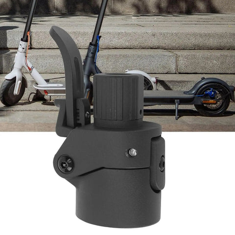 Folding Pole Base Upgrade For MI3 Electric Scooter Made From Premium Aluminum Alloy Easy Replacement Spare Part shown close-up.