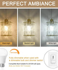 Sleek Gold Brushed Finish 2 Pack Modern Water Ripple Glass Pendant Lights With Adjustable Hanging Cords For Kitchen Island Dining Room Over Sink Super Dope Setup showing warm, neutral, and white light options.