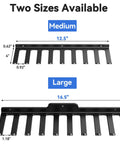 Beast Wall Mounted Home Gym Rack With 175 Lb Total Capacity in medium and large sizes with dimensions displayed