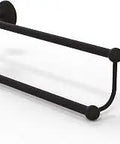 Prestige Monte Carlo Collection No Fuss 24 Inch Double Towel Bar With Concealed Screws Solid Brass Oil Rubbed Bronze Finish