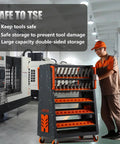 CNC Tool Holder Keeper Station And Storage Cart For Shops And Factories Heavy Duty CNC Tool Organizer System For Warehouses Garages Stores And Workbenches Beefed Up With Rugged Steel Construction, mobile steel cart with CNC tool holders