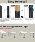 Installation guide for Heavy Duty Adjustable Table Leg Extenders deliver two game changer heights at three point five and five inches.